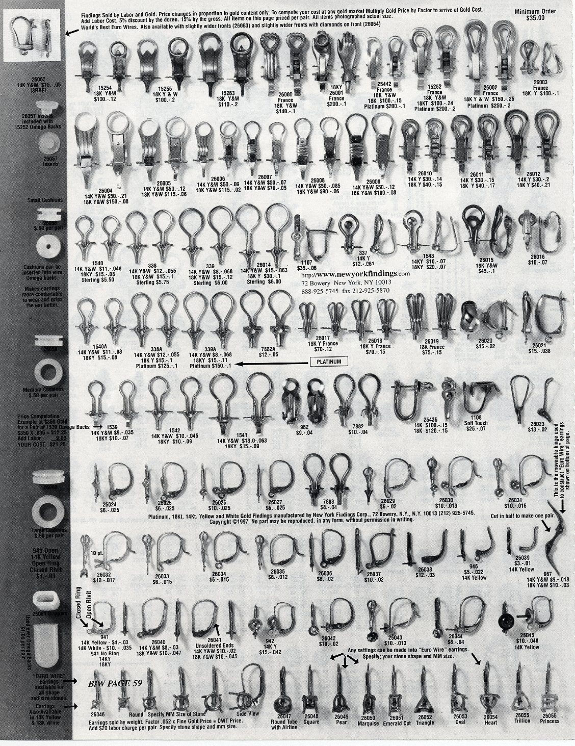 Yellow Findings Catalog